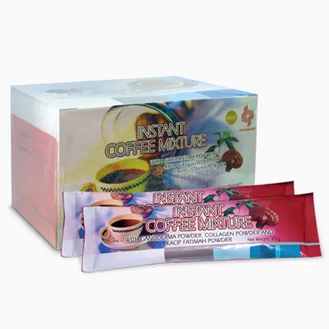 Instant Coffee Mix with Gano, Collagen & Kacip